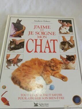 Book "J'aime et je soigne mon chat", in French